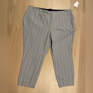 a new day Women's Gray Pinstripe Pants
